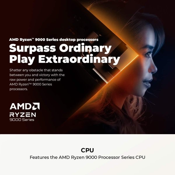 CyberPowerPC - Gamer Supreme Gaming Desktop - AMD Ryzen 7 9800X3D - 32GB Memory - NVIDIA GeForce RTX 5070