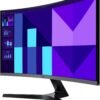 Samsung - 27" S39GD Series Curved FHD 100Hz Monitor with Built-in Speakers (HDMI, D-Sub) - Black