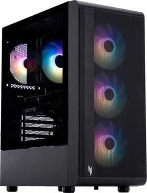 Acer - Nitro 60 Gaming Desktop - Intel Core i7-14700F - 32GB DDR5 Memory - NVIDIA GeForce RTX 5070 - 1TB SSD - Black
