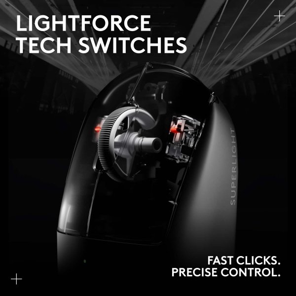 Logitech - G PRO X SUPERLIGHT 2 LIGHTSPEED Lightweight Wireless Optical HERO 2 Sensor 44 000 DPI Gaming Mouse with 8K Polling - Wireless - Magenta