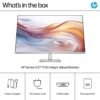 HP - 27" IPS LED FHD 100Hz Monitor with Adjustable Height (HDMI, VGA) - Silver & Black