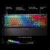 SteelSeries - Apex Pro Gen 3 Full Size Wired Mechanical OmniPoint Adjustable Gaming Keyboard with Rapid Tap - Black
