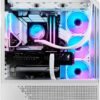 iBUYPOWER - Element Pro Gaming Desktop PC-AMD Ryzen 7 9800X3D, NVIDIA GeForce RTX 5070Ti 16GB, 32GB DDR5 RGB,2TB SSD - White