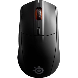SteelSeries - Rival 3 Lightweight Wireless Optical Gaming Mouse with Brilliant Prism RGB Lighting - Wireless - Black