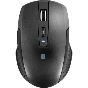 Best Buy essentials™ - Lightweight Bluetooth Optical Standard Ambidextrous Mouse with 6-Button - Wireless - Black