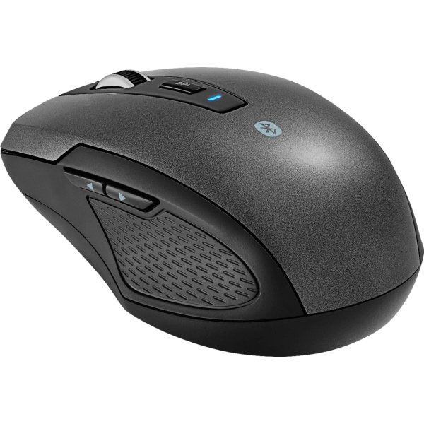 Best Buy essentials™ - Lightweight Bluetooth Optical Standard Ambidextrous Mouse with 6-Button - Wireless - Black