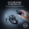 Razer - Basilisk V3 X HyperSpeed Optical Gaming Mouse with 9 Customizable Controls - Wireless - Black