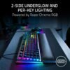 Razer - BlackWidow V4 Full Size Wired Mechanical Green Clicky Switch Gaming Keyboard with Chroma RGB Backlighting - Black