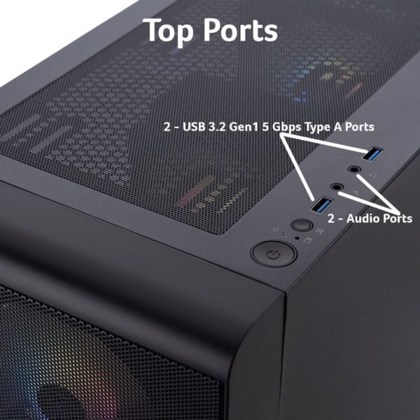 Acer - Nitro 60 Gaming Desktop - Intel Core i7-14700F - 32GB DDR5 Memory - NVIDIA GeForce RTX 5070 - 1TB SSD - Black