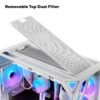 iBUYPOWER - Element Pro Gaming Desktop PC-AMD Ryzen 7 9800X3D, NVIDIA GeForce RTX 5070Ti 16GB, 32GB DDR5 RGB,2TB SSD - White
