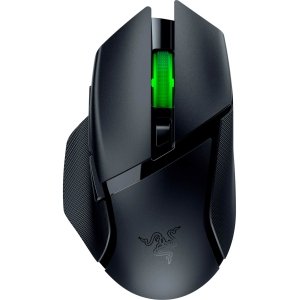 Razer - Basilisk V3 X HyperSpeed Optical Gaming Mouse with 9 Customizable Controls - Wireless - Black
