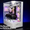 iBUYPOWER - Element Gaming Desktop PC - AMD Ryzen 9 9900X, NVIDIA GeForce RTX 5070 12GB, 32GB DDR5 RGB,2TB NVMe - White