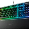 Apex 3 Full Size Wired Membrane Whisper Quiet Switch Gaming Keyboard