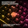 Apex 3 Full Size Wired Membrane Whisper Quiet Switch Gaming Keyboard