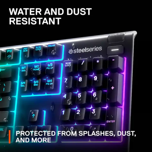 Apex 3 Full Size Wired Membrane Whisper Quiet Switch Gaming Keyboard